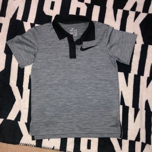 Boys Dri-Fit Nike collared T-shirt.